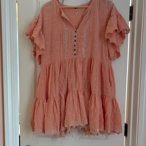 Free People Peach dress